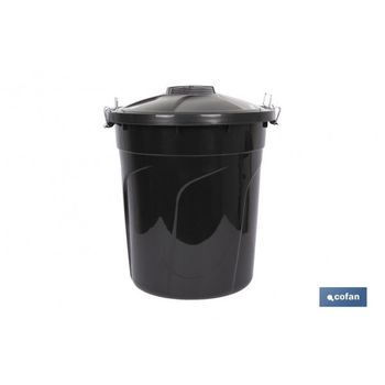 Cubo Basura Asas Metal 50l