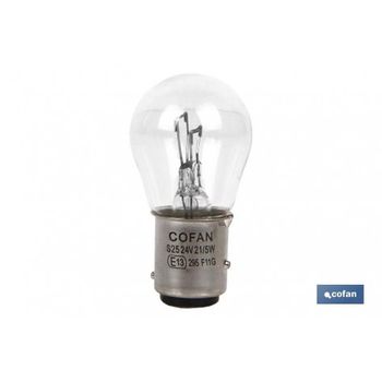 Lámpara Cofan 2 Polos P21/5w (ba15d) 24v