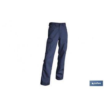 Pantalon Trabajo Servet 245 Gms/m Azul Marino T-40