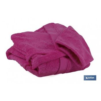 Albornoz Fucsia 500/m2 Modelo Primavera Talla S