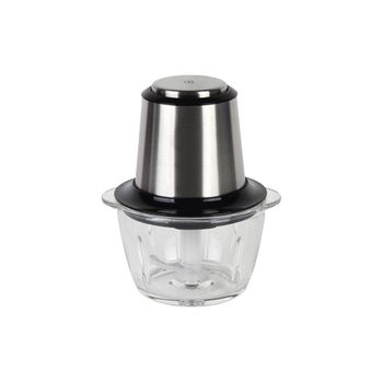 Picadora Electrica Acero Inox Vaso De Cristal 1,2 L 400w Mod.olvera - Neoferr..