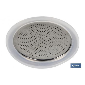 Filtro Mas Goma Acero Inox 9 Tazas