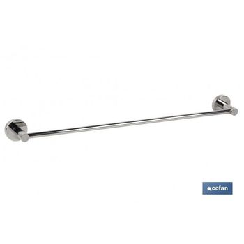 Toallero Adhesivo De 38cm Tubo Cuadrado Inox Lacado Blanco Mate con Ofertas  en Carrefour