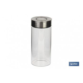 Frasco Borosilicato+acero Modelo Cicer 1900ml