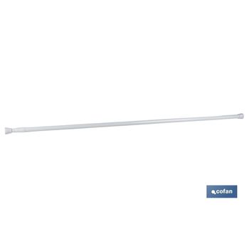 Barra Extensible Para Cortina De Baño | Sujeción A Presión | 91 - 137 Cm