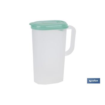 Jarra agua de cristal de borosilicato Iris 1400 ml