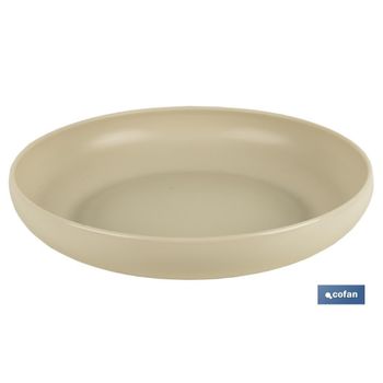 Platos Redondos | Beige | Capacidad De 850 Ml | 6 Unidades