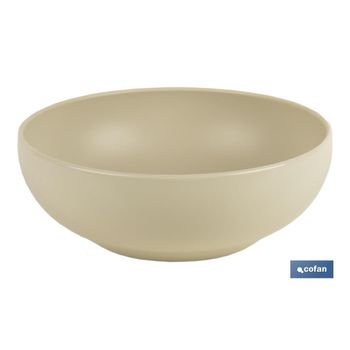 Cuencos Redondos | Beige | Capacidad Para 800 Ml | 6 Unidades