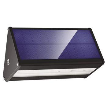 Aplique Solar De Pared Para Exterior Ip65 3w-350lm 193x118x88 Mm