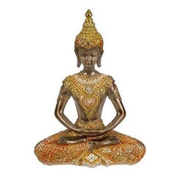 Figura Decorativa De Buda En Resina 28 Cm