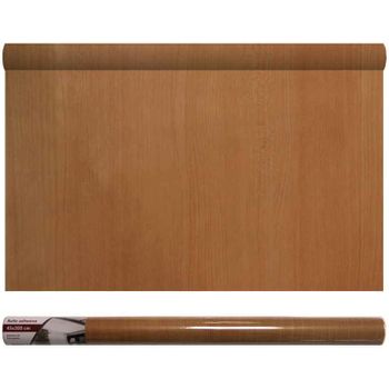 VINILO ADHESIVO PARED ROLLO EFECTO MADERA 45 CM X 2 M MUEBLES CAJONES 71251