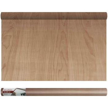 Pack 2 Rollos Adhesivos Para Muebles Estampado Madera 45x200 Cm 1,8 M²