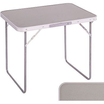 Mesa Plegable De Camping Con Asa Estructura De Aluminio 70x50x60 Cm