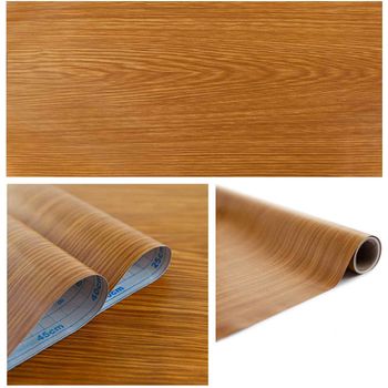 Pack 2 Rollos Adhesivos Para Muebles Estampado Madera 45x200 Cm 1,8 M²