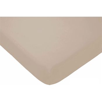 Sabanas Bajeras Ajustables 50% Algodon 50% Poliester 90x200+30cm Taupe