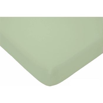 Sabanas Bajeras Ajustables 50% Algodon 50% Poliester 135x200+30cm Verde