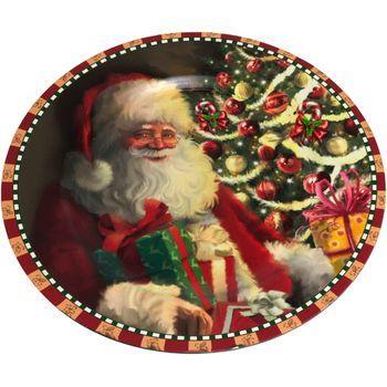 Pack 4 Bajo Platos Decorativos De Navidad Ø33 Cm