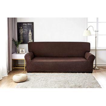 Funda Para Sofa Universal Elastica Con Sujeccion Ajustable 1 Plaza Gris con  Ofertas en Carrefour