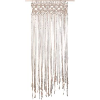 Cortina De Puerta Decorativa De Macrame Estilo Bohemio 90x200 Cm