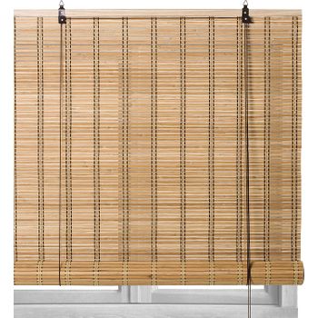 Estore Enrollable De Bambú Natural Para Puertas Y Ventanas 120x180 Cm