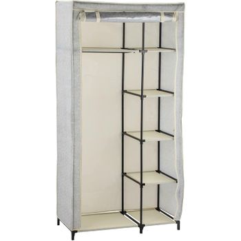 Zapatero Sokndal Con 3+1 Puertas Abatibles Metal 118 X 50 X 15 Cm Blanco  [en.casa] con Ofertas en Carrefour