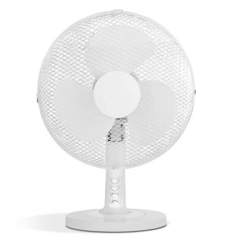 Proficare VL 3062 M Ventilador de Mesa Metálico Silencioso, 25 cm