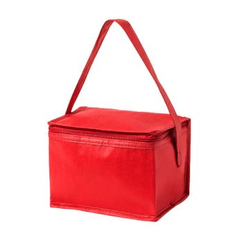 Nevera Portatil 6 Latas Con Asa, Int. Isotermo, Tejido Non-woven, Rojo