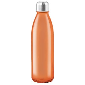 Botella Transparente Con Tapon A Rosca De Cristal 650 Ml