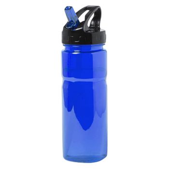 Botella De Agua Tapon A Rosca Con Asa Y Dispensador Abatible 650 Ml