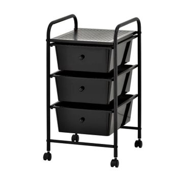 Carrito Estrecho con Ruedas para Cocina - Organizador de Cocina 3 Alturas -  72 x 54 x 12 cm