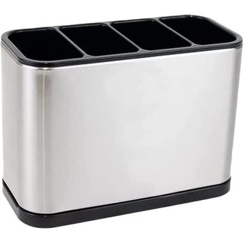 Plastic Forte - Cubertero Classic Grande Para Cajón 33 X 24 Cm Con 5  Divisiones. Marrón con Ofertas en Carrefour