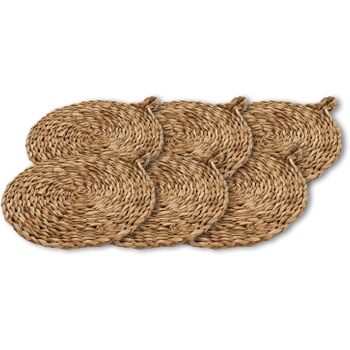 Colorrattan mimbre mimbre salvamanteles, BA - 01bdb