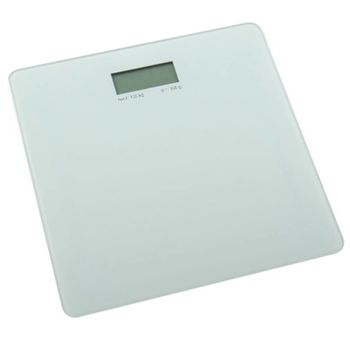 Bascula Digital De Baño En Vidrio Templado 30x30 Cm Mide Kg / Lb / St