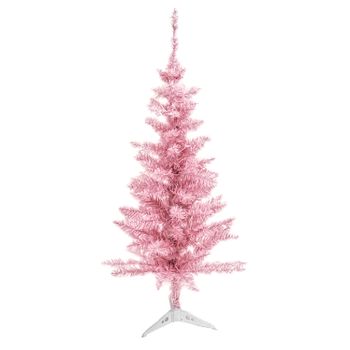 Arbol De Navidad Rosa, Decoracion Navideña, Plastico, 90 Cm