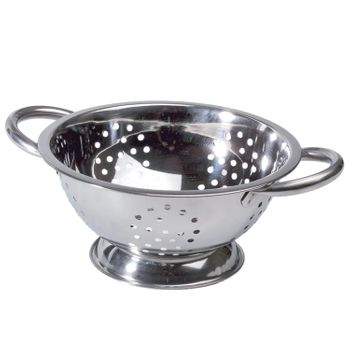 Escurridor Cocina Verduras Con Pie 24cm Acero Inox Ibili con