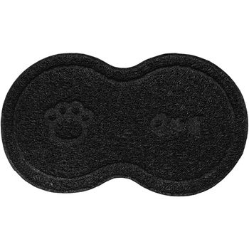 Alfombra Doble Para Mascotas Fácil De Limpiar De Pvc 46x26 Cm