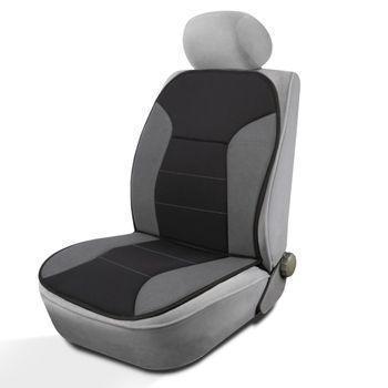 Upgrade4cars Fundas Asientos Coche Universales para Delanteros y Traseros |  Funda de Asiento Universal Poliéster Negro Gris | Accesorios Coches