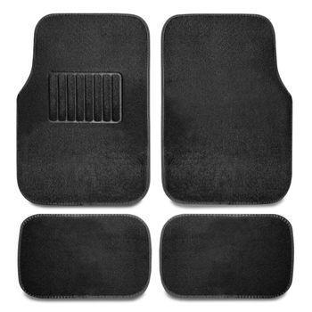 Juegos De Alfombrillas Para Coche Antideslizante 4pcs Alfombra Diseño  Metálico Universal Color Negro Alto Brillo Estilo Estriado con Ofertas en  Carrefour