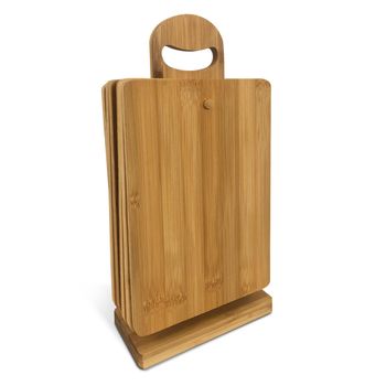 Pack 2 Unids - Tabla Cortar De Madera De Bambu Con Ranura 38x25,5 Cm.. con  Ofertas en Carrefour