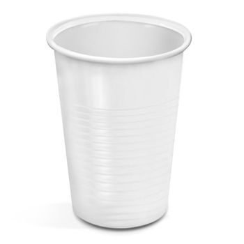 Vasos Desechables 50 Unidades De Plastico 250 Cc Blanco