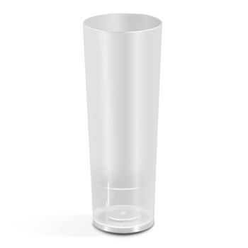 Vasos Tubo 10 Unidades De Plástico Sin Bpa 4,5x15,3 Cm Transparentes