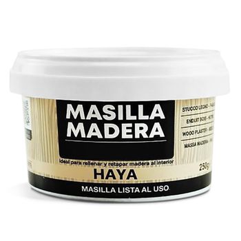 Masilla Para Para Rellenar Y Retapar Madera, Interior, 250g, Haya