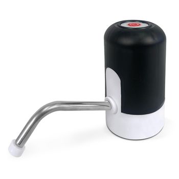 Dispensador Automatico De Agua Con Carga Usb, Abs Y Acero, 6,5x12 Cm