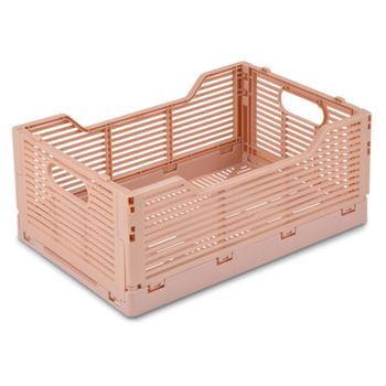 Caja Plegable Apilable Para Almacenaje, Plástico, 30x20x11.5cm, Ocre con  Ofertas en Carrefour