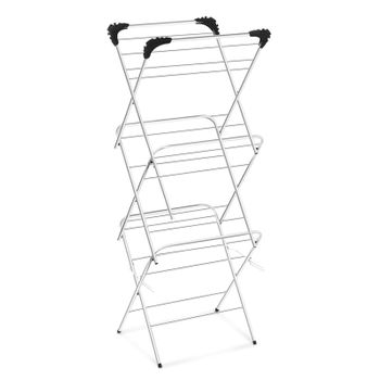 SJAPEX Tendedero Torre Plegable con Ruedas Tendedero Bañera Acero  Inoxidable Tendedero Multifuncional Tendedero para Interior Y Exterior  150cm : : Hogar y cocina