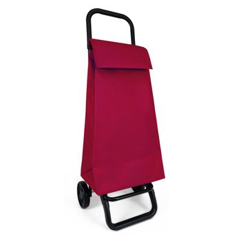 Carro Compra Plegable, Poliéster, 22x36x100 Cm, 55l, Rojo