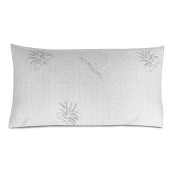 Almohada Viscoelástica, Funda De Aloe Vera, Antialérgica, 75 X 40 Cm