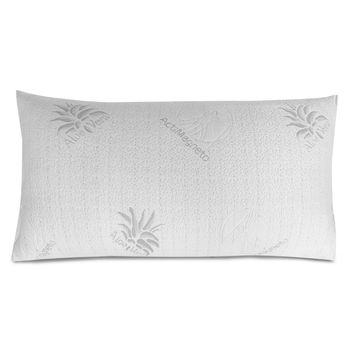 Almohada Viscoelástica, Funda De Aloe Vera, Antialérgica, 90 X 40 Cm