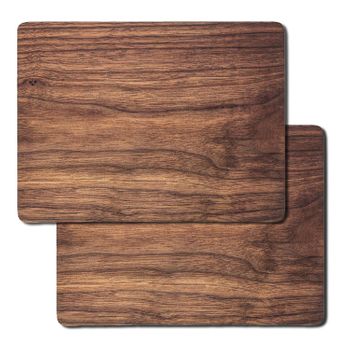 Pack De 2 Salvamanteles Individuales, Corcho Natural, Madera 40x30 Cm