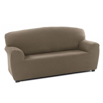 Funda Sofa, Poliéster, Algodón Y Elastano, Lino, 2 Plazas